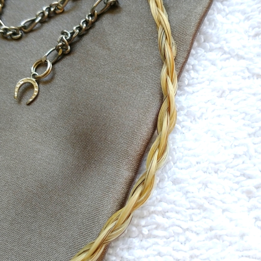Necklace🌈Braided Horse🐴mane choker necklace